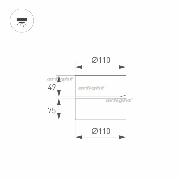 Спот RONDO FLAP 028160