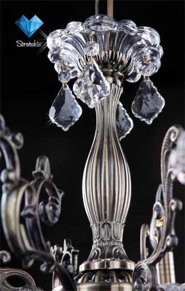 Подвесная люстра Elisha 3281/5 античная бронза