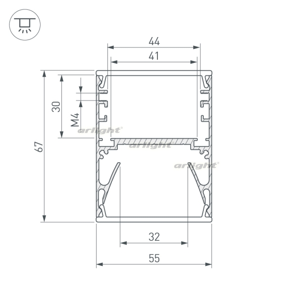 Профиль ALU 024188