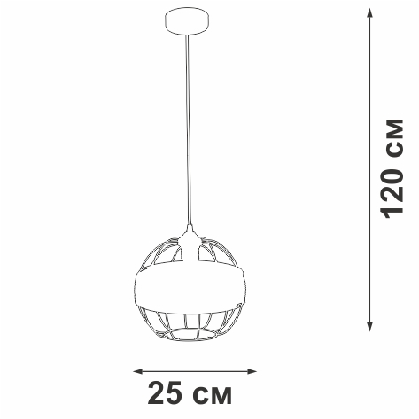 Подвесной светильник  V3973-1/1S