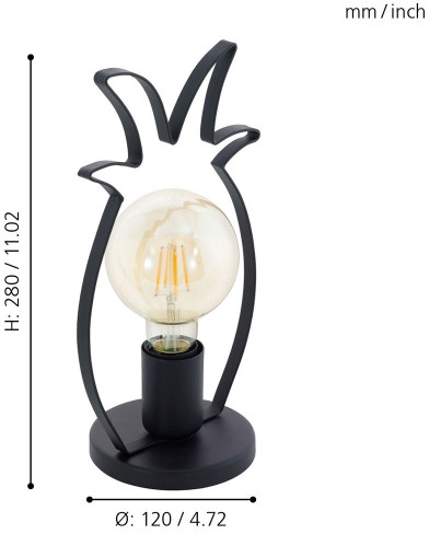 Интерьерная настольная лампа Coldfield 49909