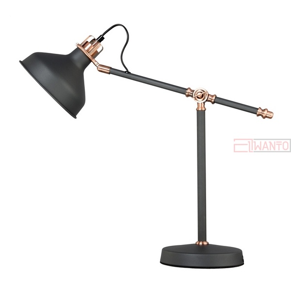 Интерьерная настольная лампа Техно 5-4665-1-BK+RC E27