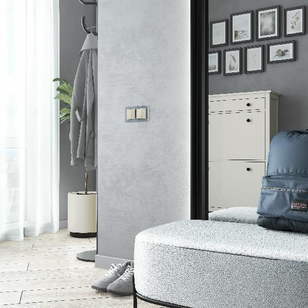 Выключатель Встраиваемые механизмы айвори матовые W1122062