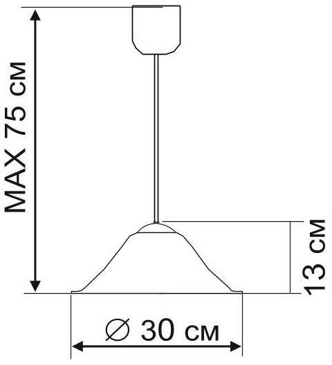 Подвесной светильник Cucina A6430SP-1WH