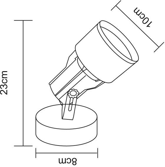 Спот Lyra A6252AP-1WH