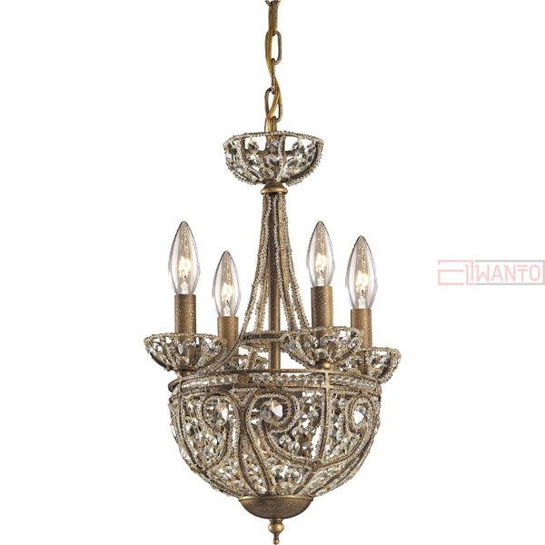 Подвесная люстра N-Light 597 5973/4+1 dark bronze