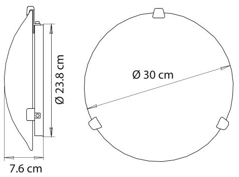 Настенно-потолочный светильник Plain A3720PL-2CC