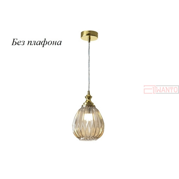 Подвесной светильник Newport 6140 6142/S gold без плафона