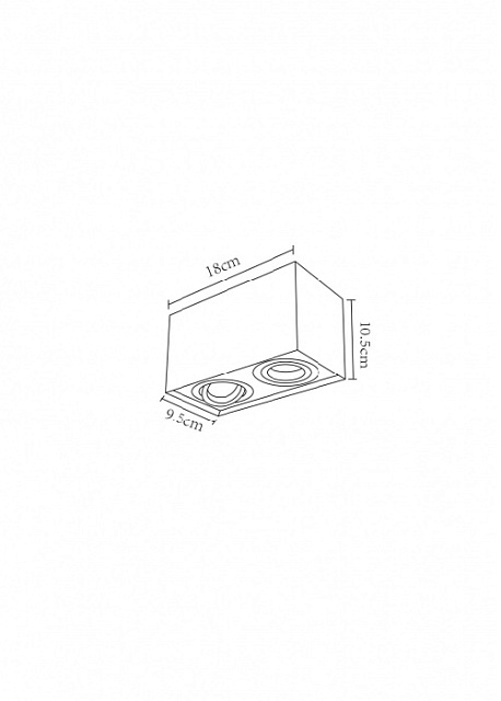 Точечный светильник Factor A5544PL-2WH