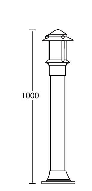 Наземный светильник  67220-1000 Bl