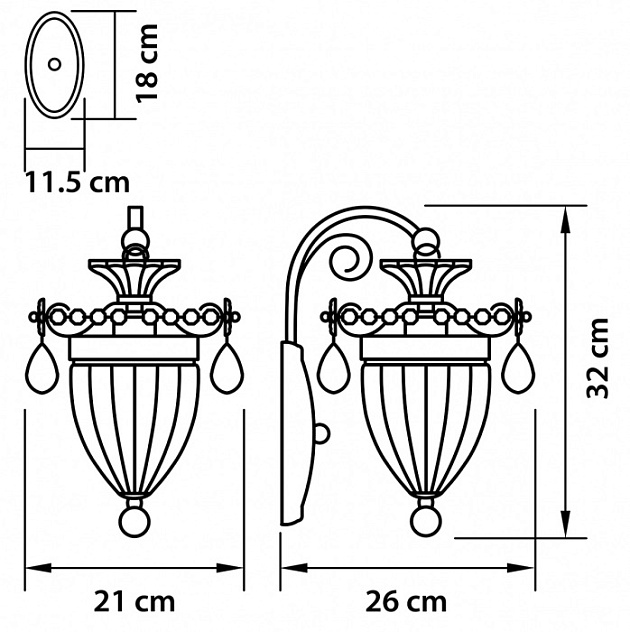 Бра SCHON 790612