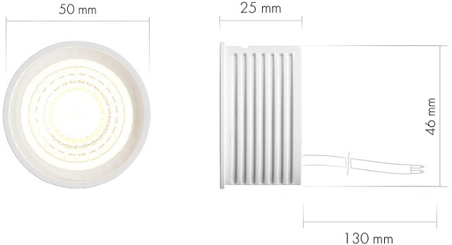 Светодиодный модуль Slim Led DK4000-8W dim