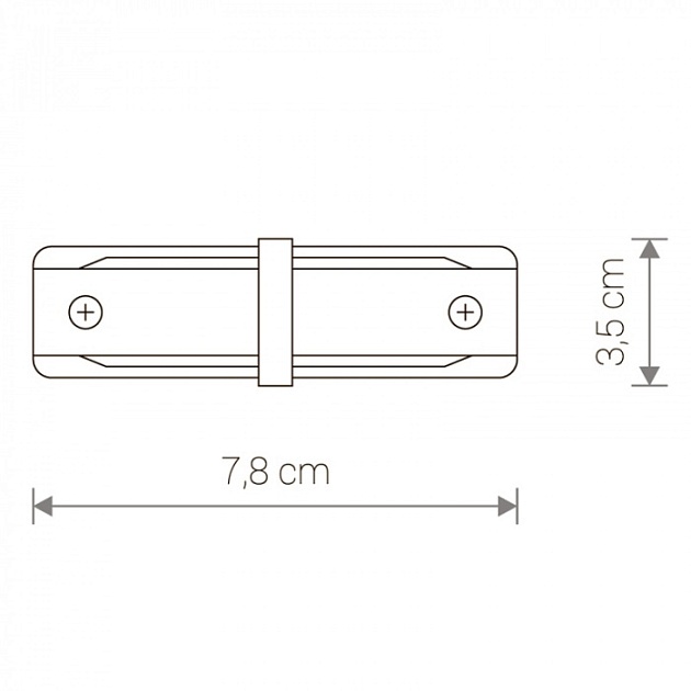 Коннектор Profile Straight Connector 9453