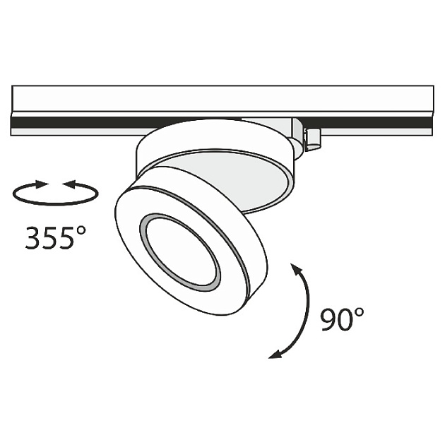 Трековый светильник Track lamps TR006-1-12W3K-W4K