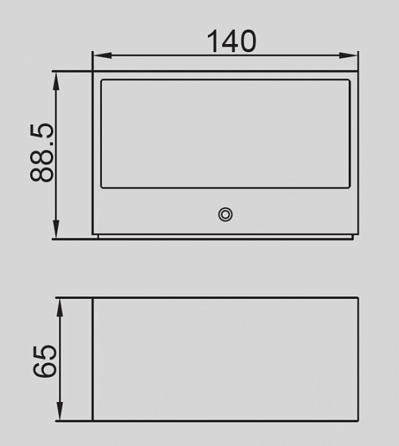 Архитектурная подсветка TUBE LED W1891S-3K Gr