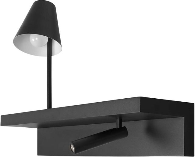 Настенный светильник Shelf 10216/2W Black