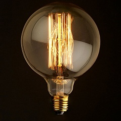 Ретро лампочка накаливания Эдисона G125 G12560