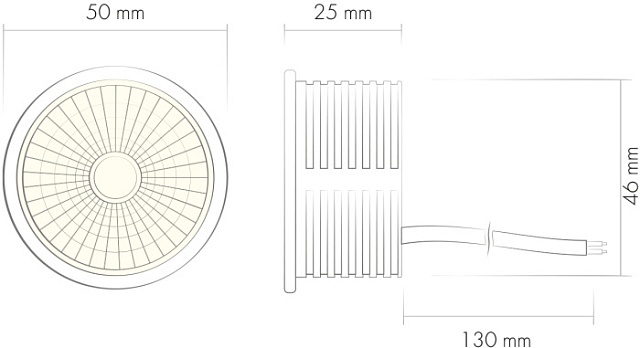 Светодиодный модуль Slim Led DK4000-8W dim