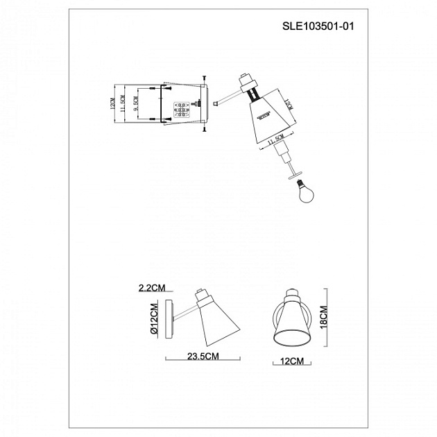 Бра Biane SLE103501-01