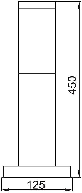 Наземный светильник  75824-450 SS