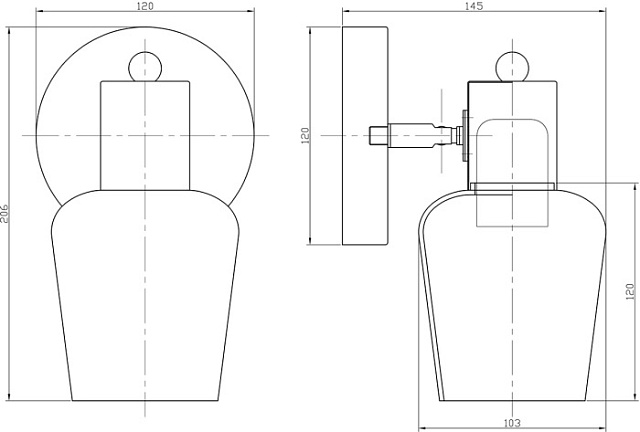 Спот Wood 691/1A