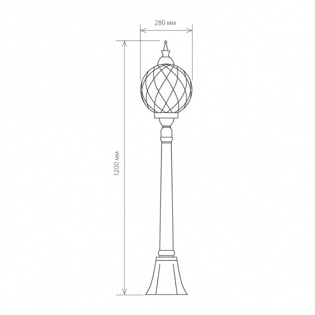 Наземный фонарь Sirius Sirius F