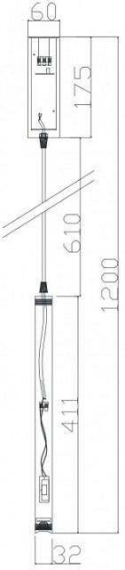 Подвесной светильник Telescope FR5168PL-L3G