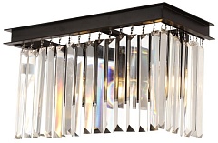 Бра 1920s Odeon KR0387W-2A black/clear