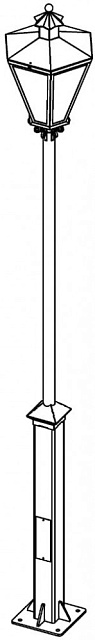 Наземный фонарь Burren 640-31/b-50