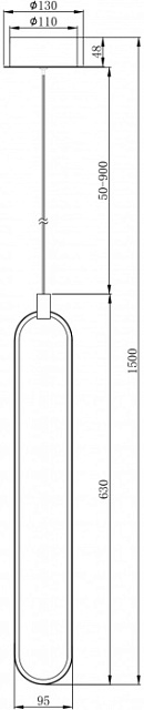 Подвесной светильник Chain MOD017PL-L13G
