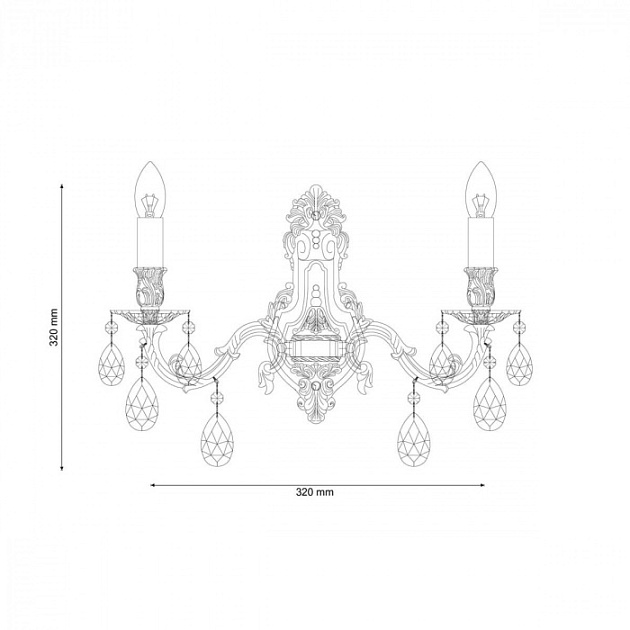 Бра Firenze FIRENZE W141.2 cream white