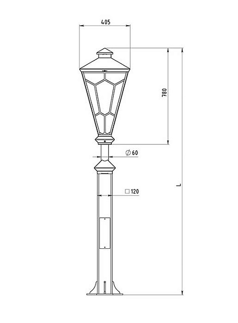 Наземный фонарь Murabelle 550-21/b-50