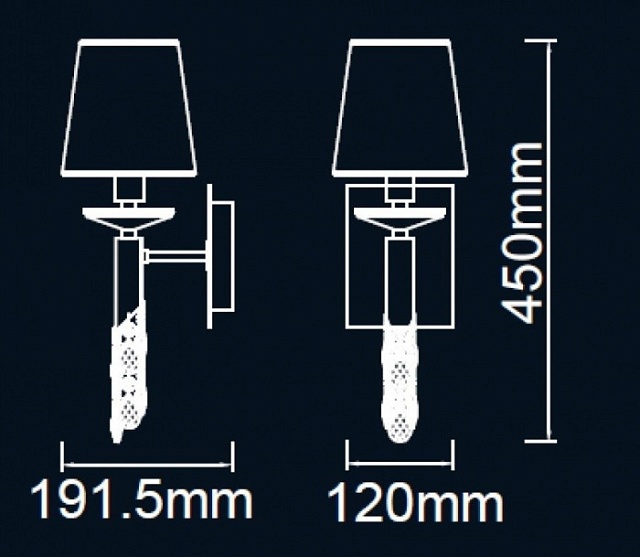 Бра TIFFANY 3884