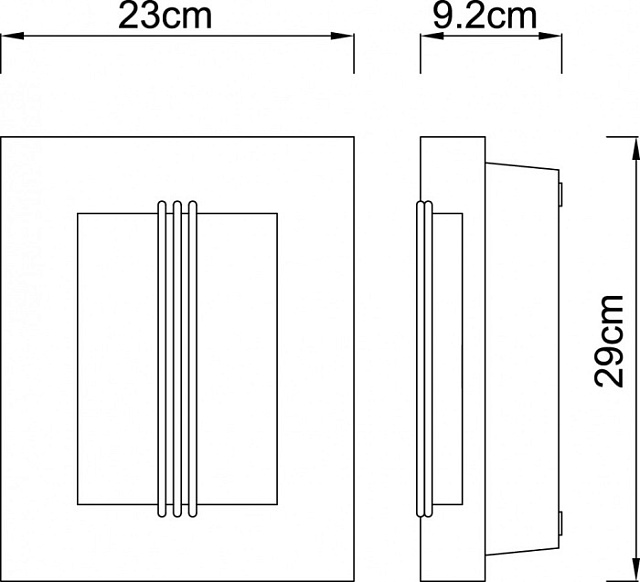 Настенный светильник уличный Orlando 3156-2