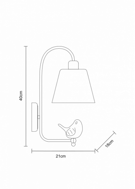 Бра Passero A4289AP-1WH