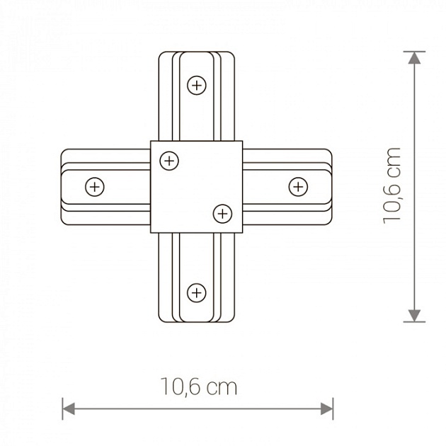 Коннектор Profile X-connector 9190