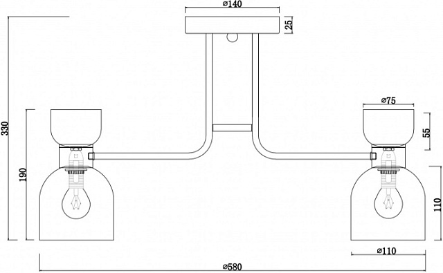 Потолочная люстра Isla FR5094PL-05G