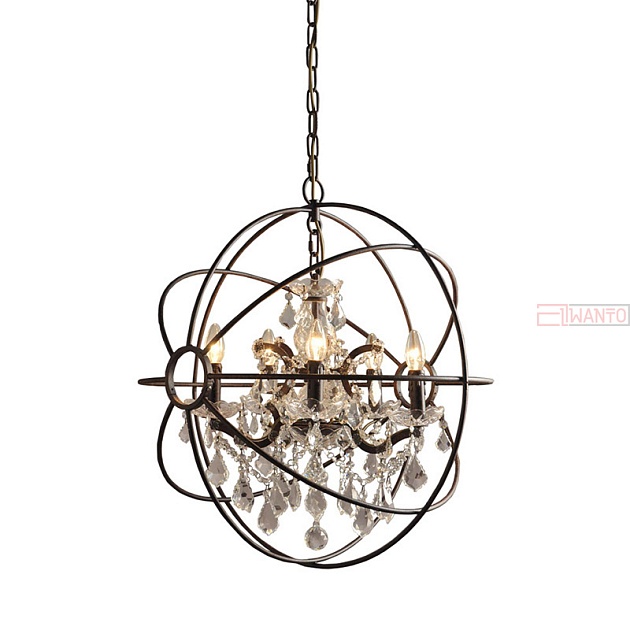 Подвесная люстра Gramercy Home IRON CH014-5-LRR
