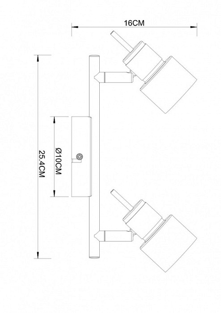 Спот Almach A1906PL-2WH