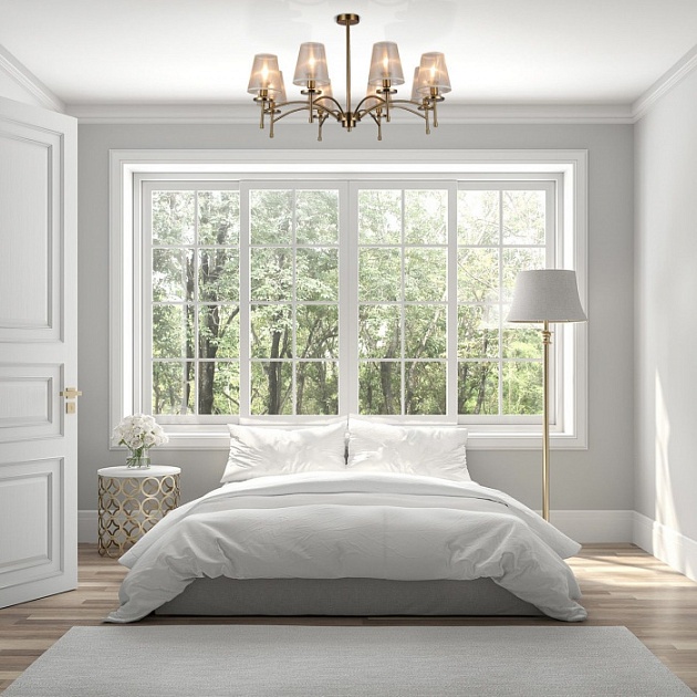 Потолочная люстра Faith 694/8PL Gold