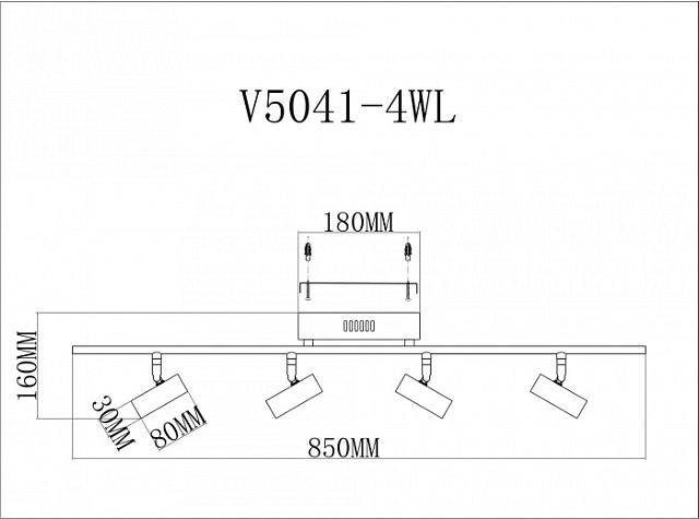 Спот Right V5041-4WL