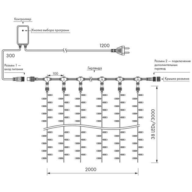 Гирлянда CLASSIC 024856