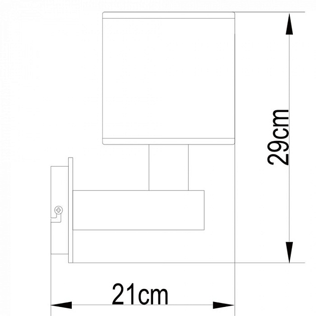 Бра Quadro A4402AP-1BK