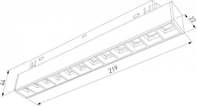 Трековый светильник Slim Magnetic 85005/01