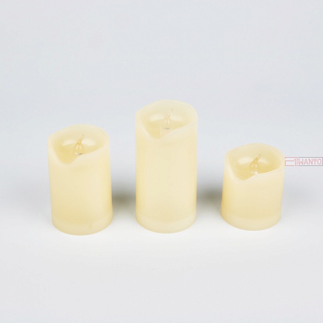 Декоративная свеча ULD-F060 WARM WHITE CANDLE SET3