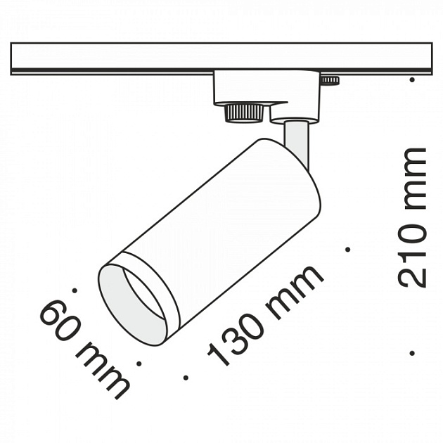 Трековый светильник Track lamps TR004-1-GU10-RG