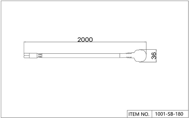 Питание боковое Unika 1001-SB-180