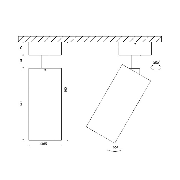 Крепление для светильников VL-M VL-M3-WH