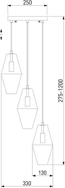 Подвесной светильник Prism 50236/3