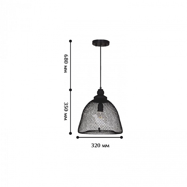 Подвесной светильник Gabbia 1752-1P
